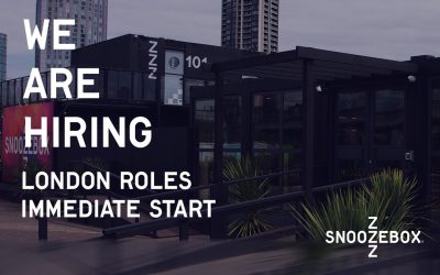 Join our team at Snoozebox Hotels